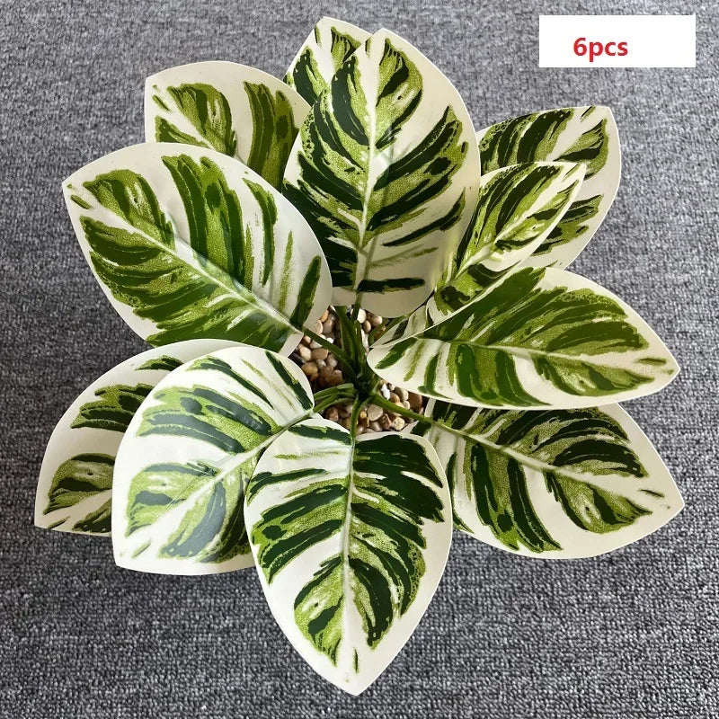 feuilles de phénix artificielles décoration verte en plastique - vue 15 sur 40