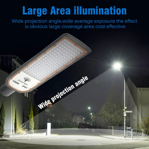lampadaire led étanche ultra lumineux éclairage de sécurité extérieur - vue 4 sur 10