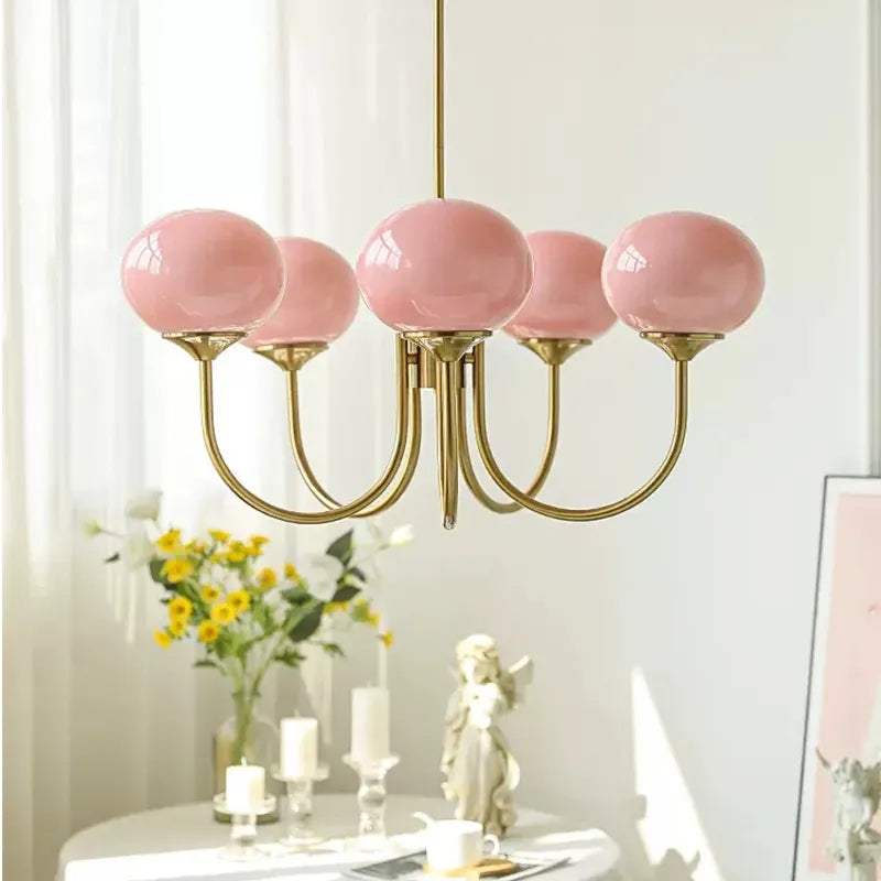 Lustre design doré nordique Simple - vue 4 sur 11