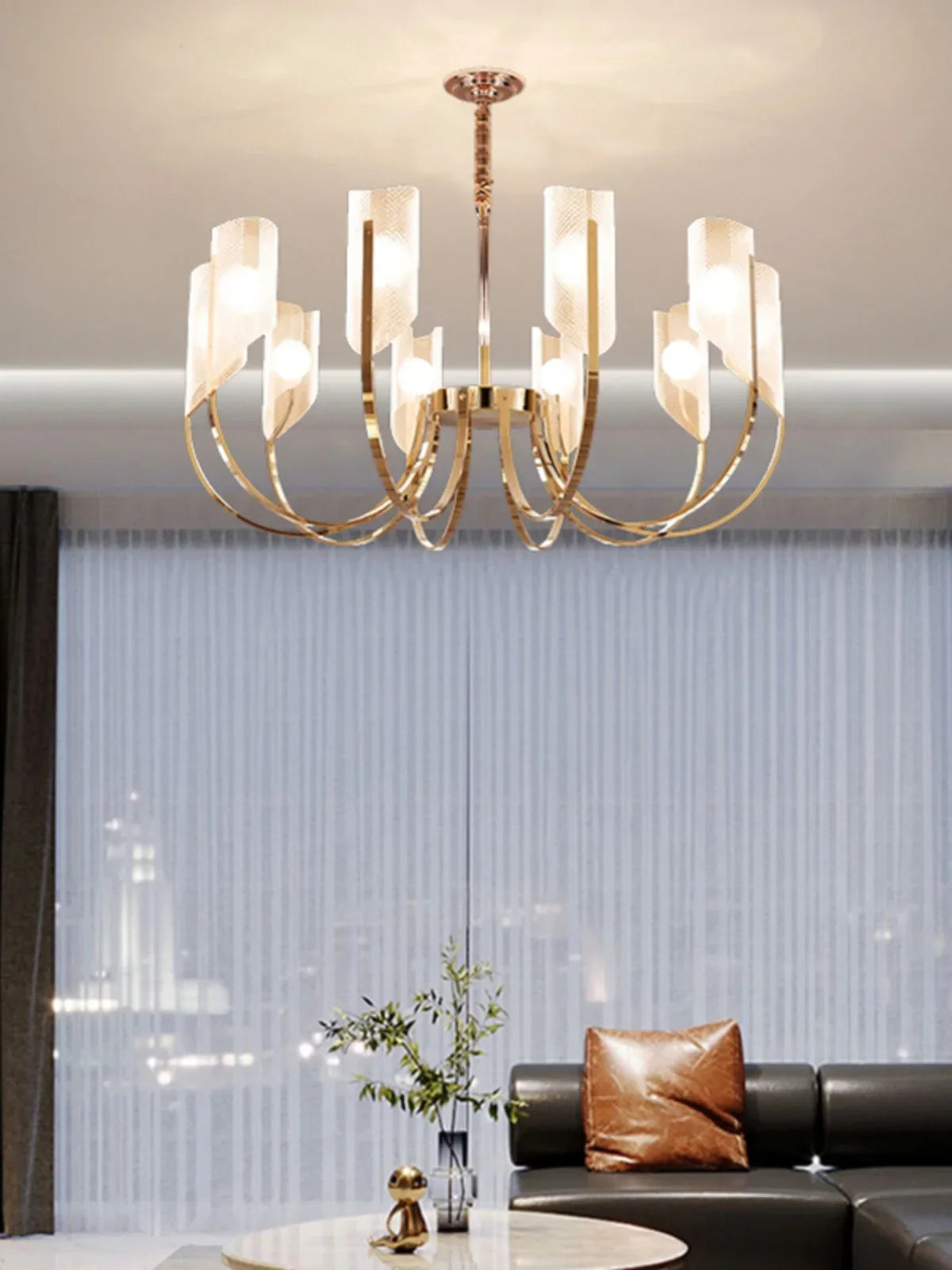lustre rétro français moderne minimaliste pour salle d'art créative - vue 3 sur 6