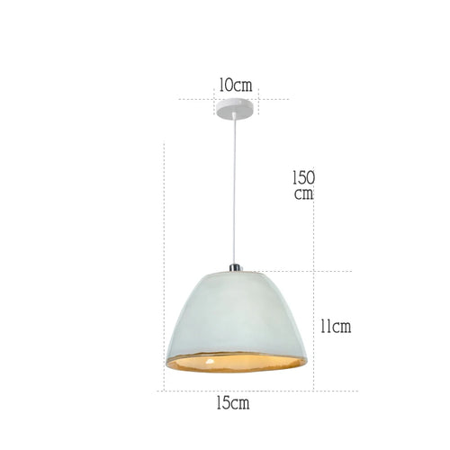Suspension service à thé en céramique moderne LED - vue 12 sur 17