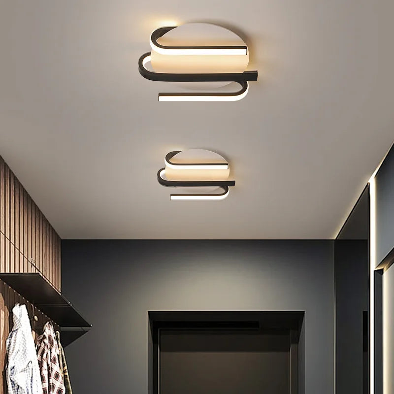 Plafond moderne à LEDs lampes pour salon salle à manger allée chambre vestiaire Lustre intérieur décor à la maison luminaire Lustre