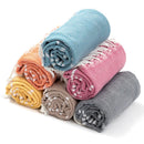 serviette de plage extra large coton sechage rapide