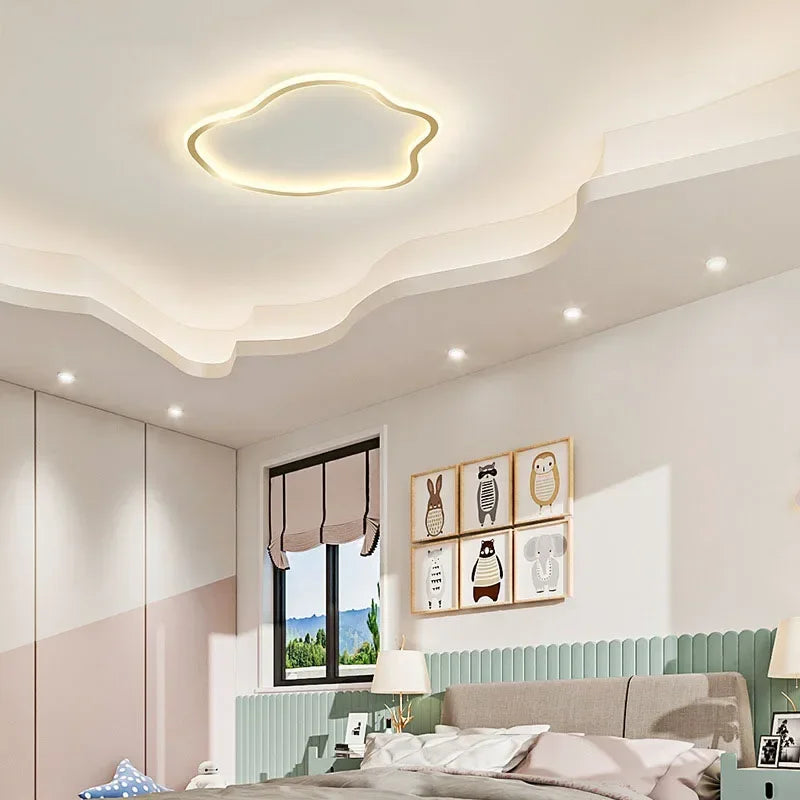 Plafonnier moderne à LEDs pour salon salle à manger chambre d'enfants balcon nuages créatifs - vue 5 sur 18