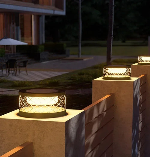 lampe led solaire avec détecteur de mouvement pour jardin extérieur - vue 2 sur 6