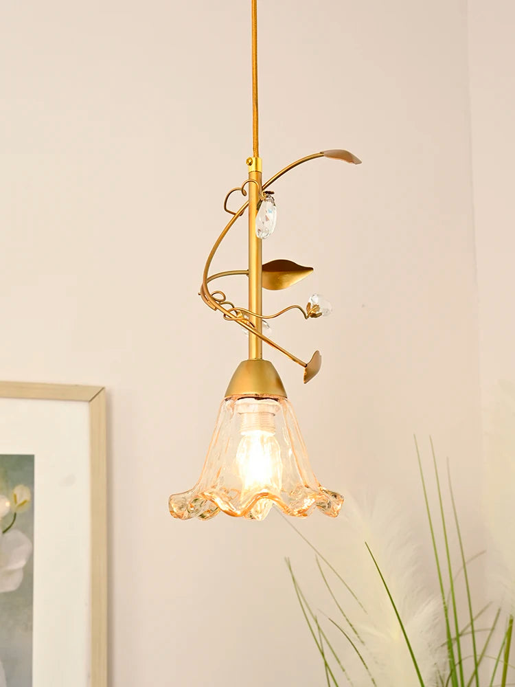 lustre en verre à led pour un éclairage intérieur moderne - vue 3 sur 7