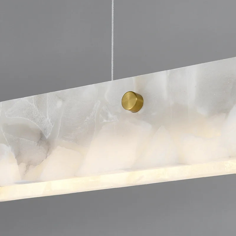 lustre moderne en marbre noir pour décoration intérieure élégante - vue 6 sur 10
