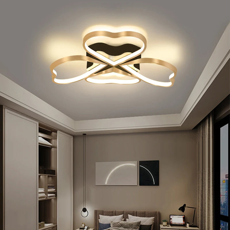 plafonnier led créatif nordique pour éclairage intérieur décoratif - vue 5 sur 8