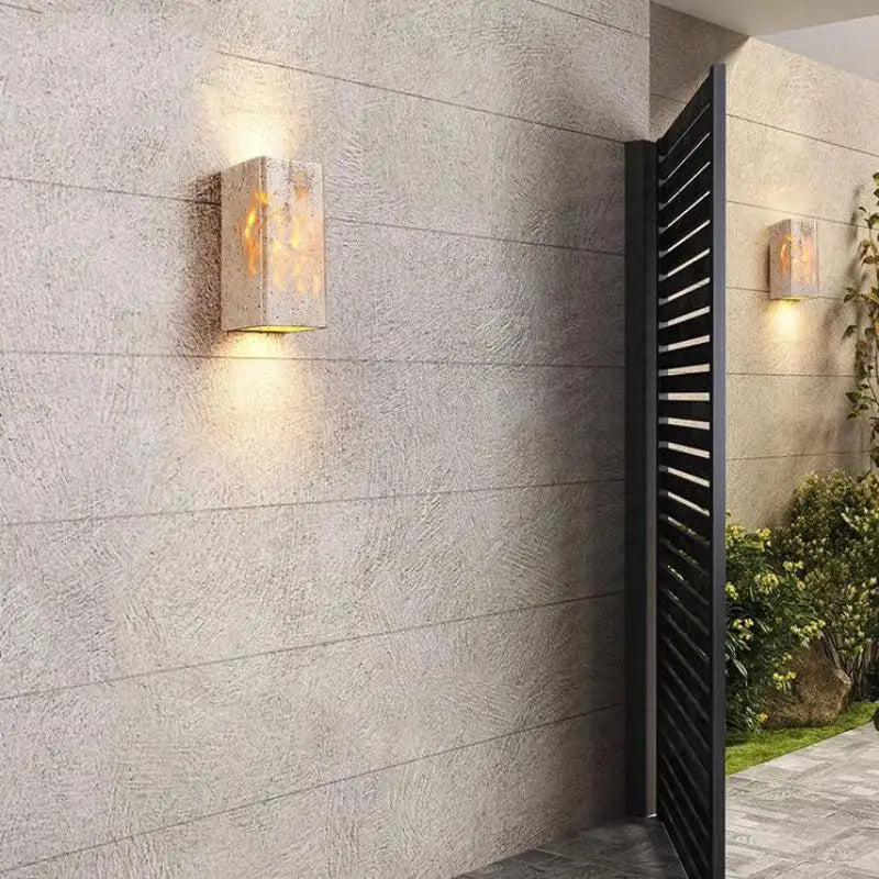 applique murale led en marbre art déco pour intérieur et éclairage décoratif - vue 5 sur 7