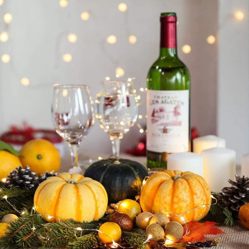 guirlande lumineuse led avec fil de cuivre pour décoration festive et chaleureuse - vue 3 sur 14