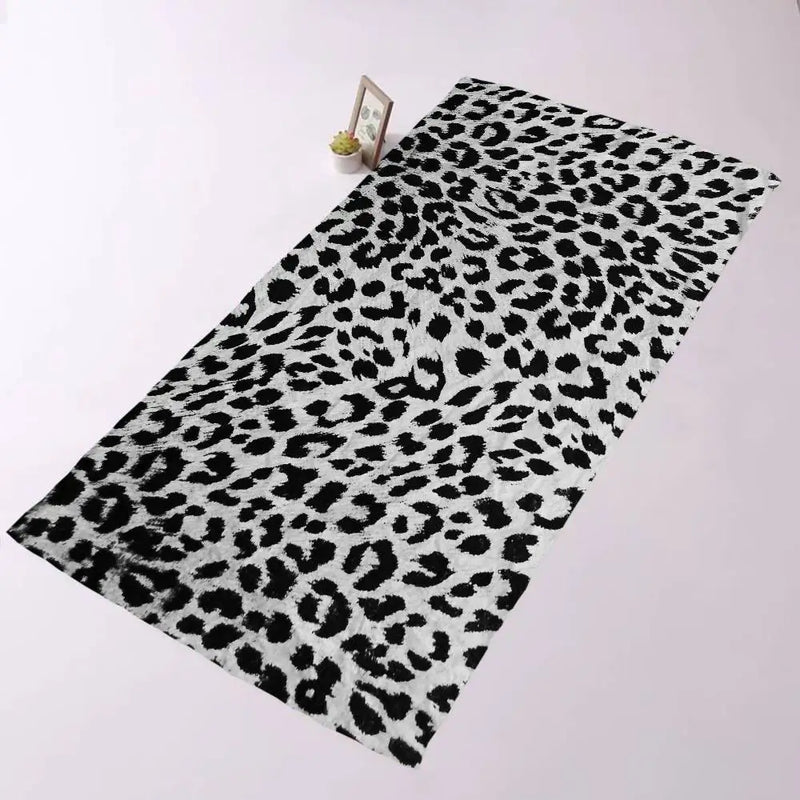 serviette de bain microfibre motif animal cartoon absorbante