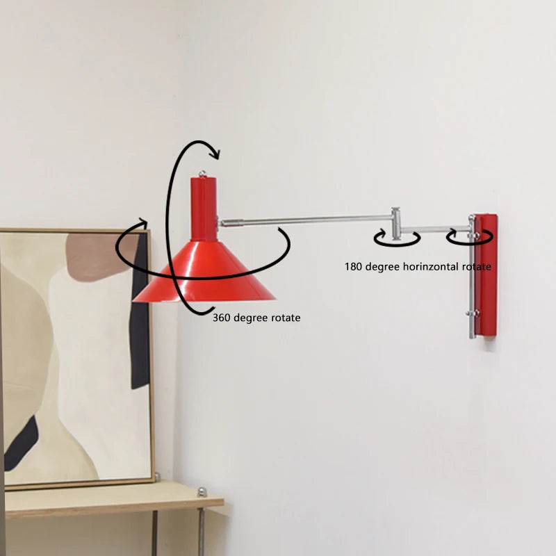 applique murale extensible pliable pour lecture led - vue 6 sur 8