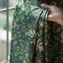 Rideau moderne motif feuilles pour salon chambre