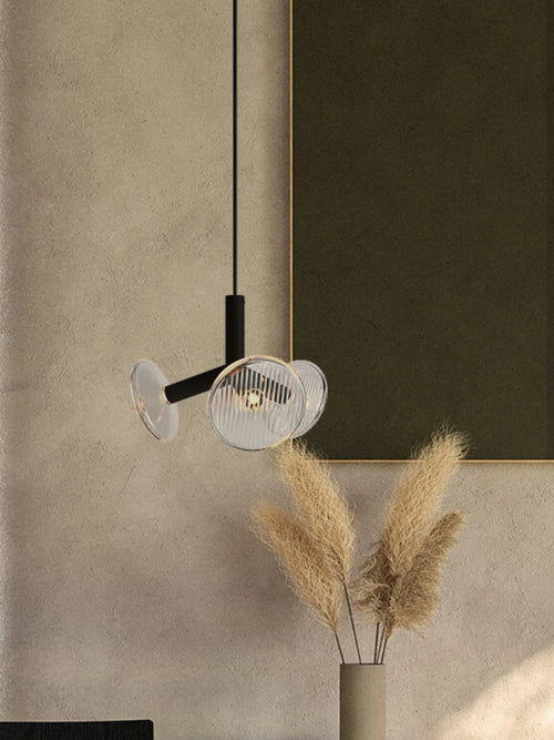 lustre postmoderne en verre style américain pour décoration intérieure - vue 10 sur 14