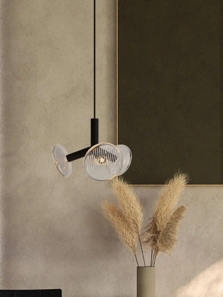 lustre créatif postmoderne en verre pour décoration intérieure - vue 10 sur 14