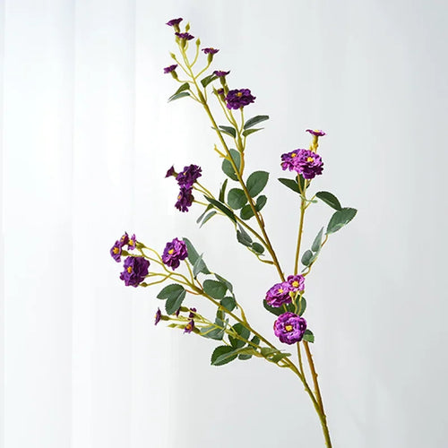 lot de 5 roses artificielles en soie pour décoration florale - vue 8 sur 13