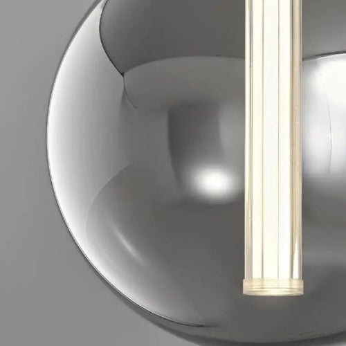 suspension en verre fumé lampe design pour restaurant et café - vue 8 sur 8