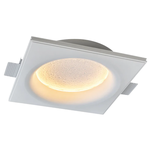 lampe en plâtre créative lune pour décoration murale