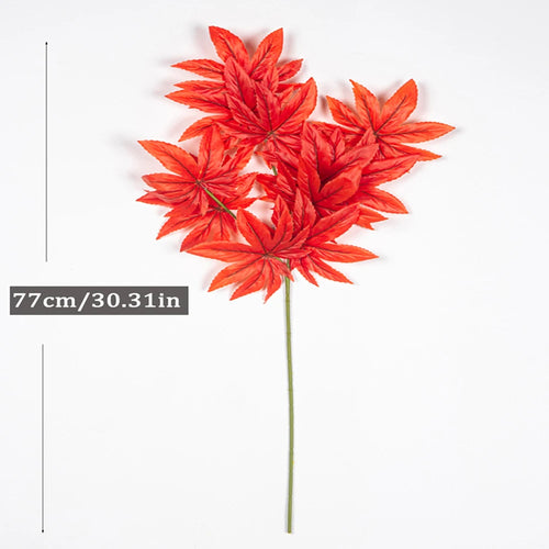 grandes plantes d'érable artificielles décorations d'automne pour festivals - vue 8 sur 9
