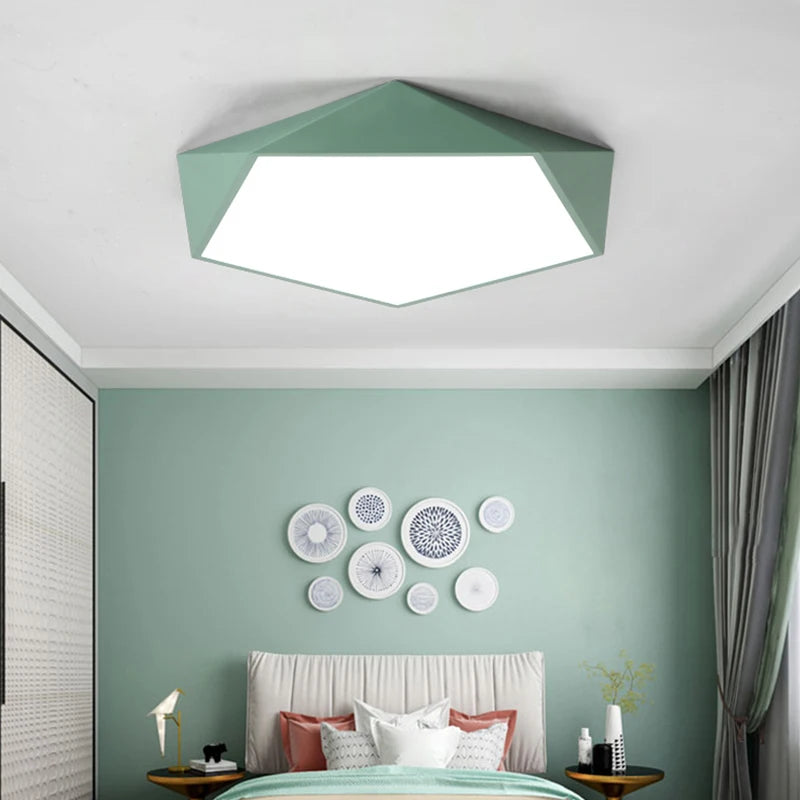 lampe led moderne minimaliste géométrique de style nordique