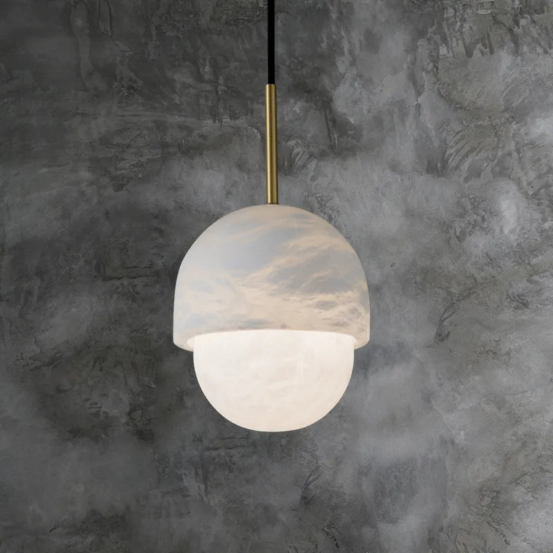 suspension moderne marbre Led luxe Restaurant lustre décor à la maison Lustres salle à manger suspension