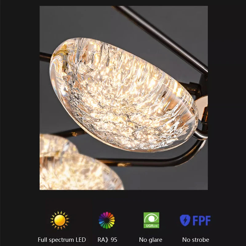 suspension moderne à intensité variable pour restaurant et villa de luxe - vue 6 sur 10