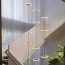 lustre moderne rond pour éclairage intérieur élégant