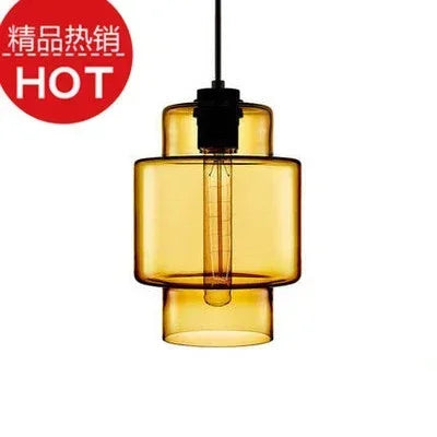 lustre suspendu moderne en verre transparent design élégant - vue 14 sur 28