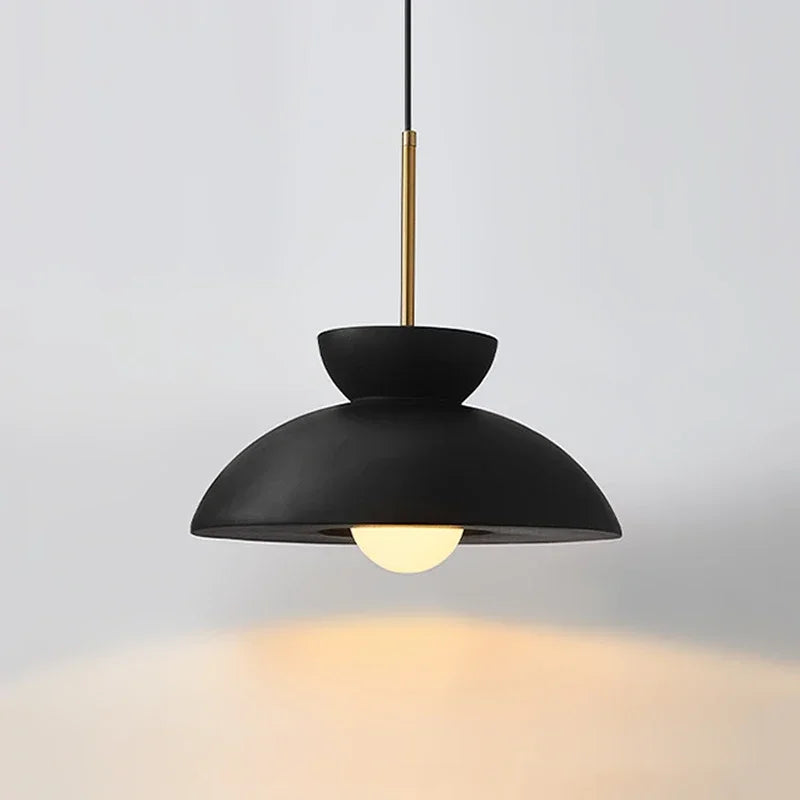 Moderne Wabi Sabi Résine LED Lustres Éclairage Suspendu Pour Salon Salle À Manger Cuisine Restaurant Bar Décor Suspension - vue 6 sur 9