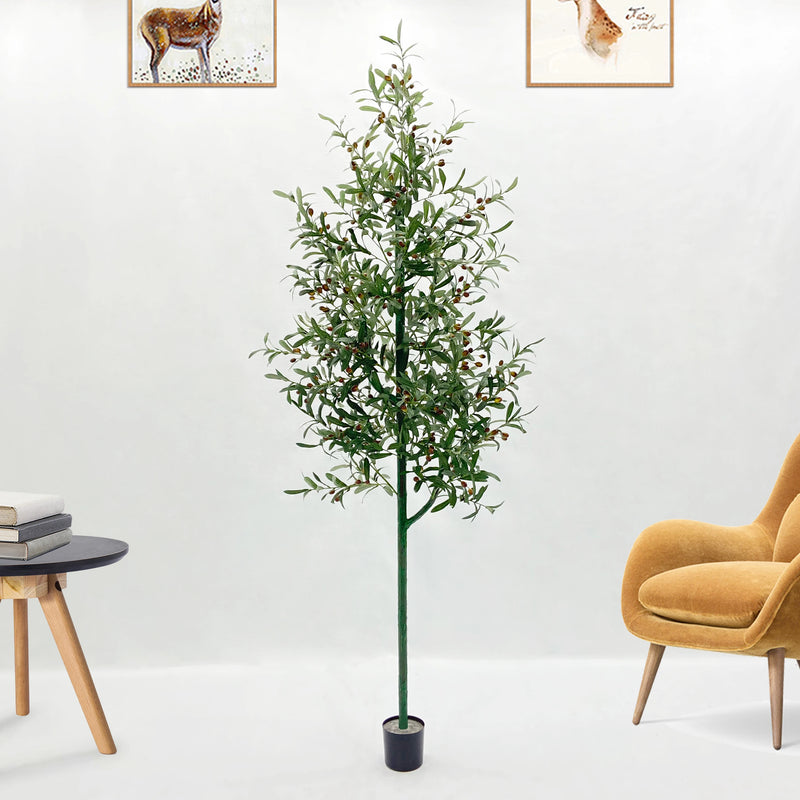 plante artificielle en pot pour décoration intérieure moderne