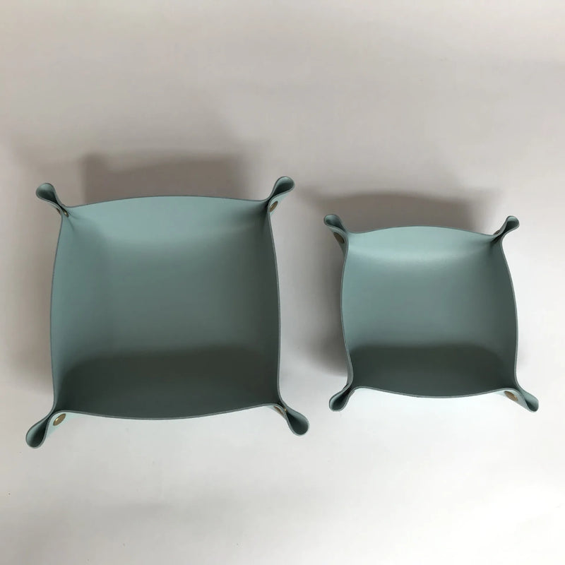 plateau de rangement en cuir pour bureau pliant décoratif