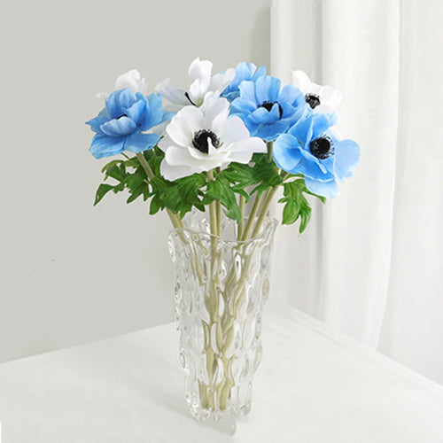 branche d'anémone fleurs artificielles décoration mariage table à domicile - vue 3 sur 12