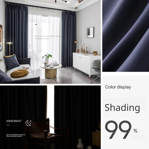 Rideau moderne occultation élevée pour salon chambre - vue 14 sur 19