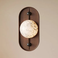 applique murale moderne en marbre de luxe pour intérieur lumineux