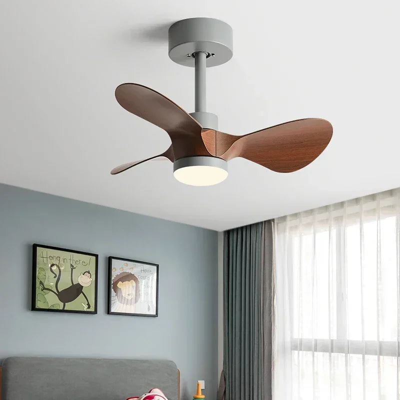 24Inch Mini Ceiling Fan Modern Simplicity Coffee Shop Creative Kid Fan Lights Aisle Balcony Children's Room Fan Lights 110V 220V - vue 4 sur 13