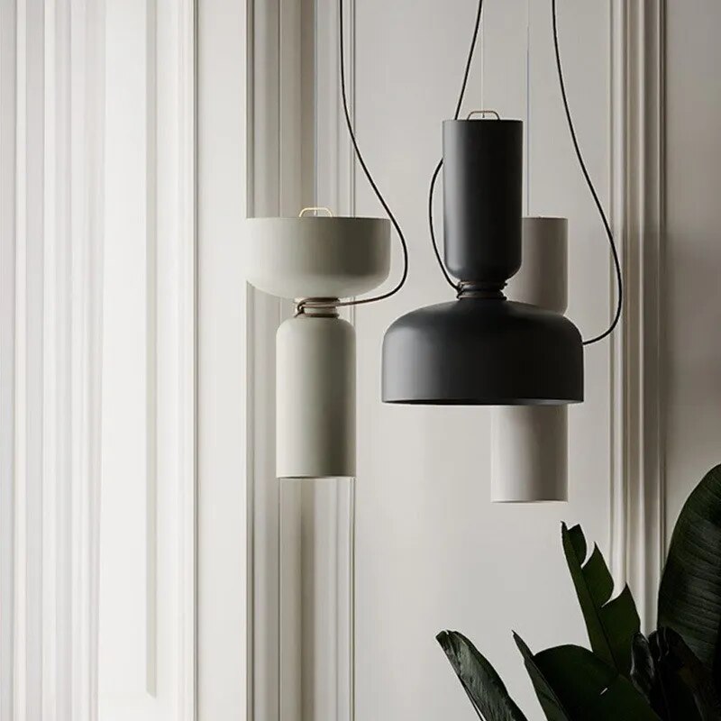 Suspension LED moderne minimaliste en fer