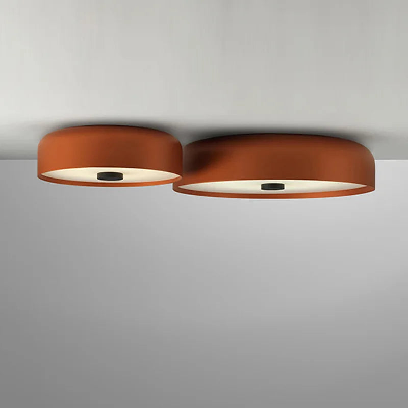 Plafonnier LED nordique Orange/noir/blanc