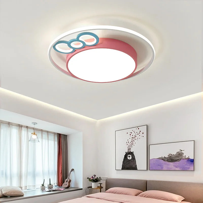 plafonnier led rond pour enfants protection des yeux éclairage doux - vue 3 sur 15