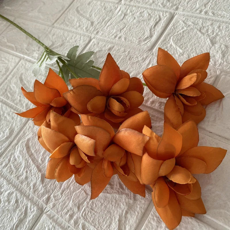 fleurs artificielles en tissu décoratives pour mariage et événements - vue 12 sur 14