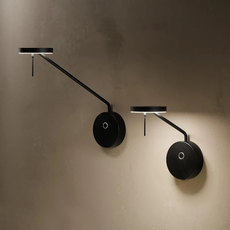 lampadaire led minimaliste rotatif lampe de lecture luminaire debout - vue 6 sur 14