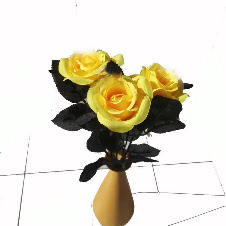 lot de 5 bouquets de fleurs artificielles pour décoration festive et maison - vue 19 sur 18