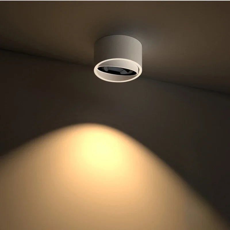 spot réglable ultra-mince anti-éblouissement éclairage lumière led - vue 3 sur 9