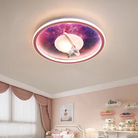 plafonnier led moderne pour chambre d'enfant astronaute décoratif
