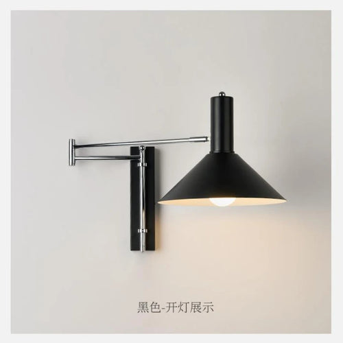 applique murale led vintage rotative pliante pour hôtel - vue 5 sur 12