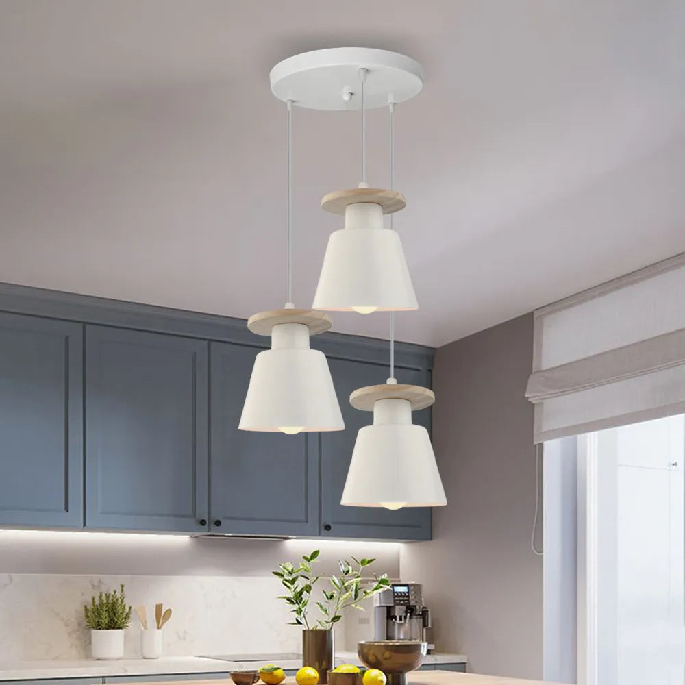 Moderne Led salle à manger suspension lumières Luminaire nordique intérieur chevet cuisine barre suspension lampe Luminaire décor à la maison éclairage goutte - vue 5 sur 12