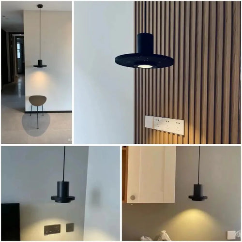 lustre haut de gamme en pierre design créatif industriel - vue 6 sur 18