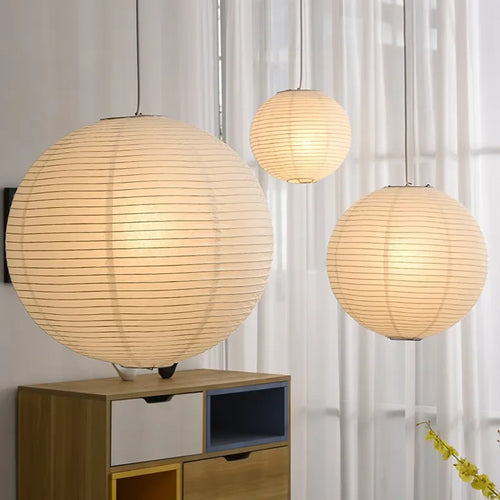 Suspension Lanterne chinoise en papier boule ronde