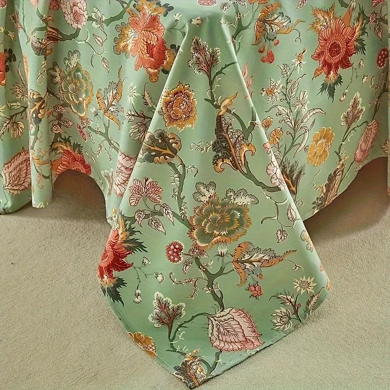 ensemble de couvre-lits imprimés fleurs vignes doux et confortable pour chambre