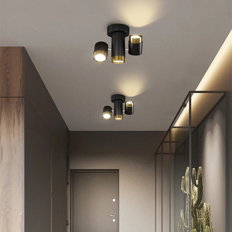 Plafonnier LED nordique éclairage intérieur spot vestiaire chambre salon couloir cuisine décoration de la maison plafonniers - vue 5 sur 9
