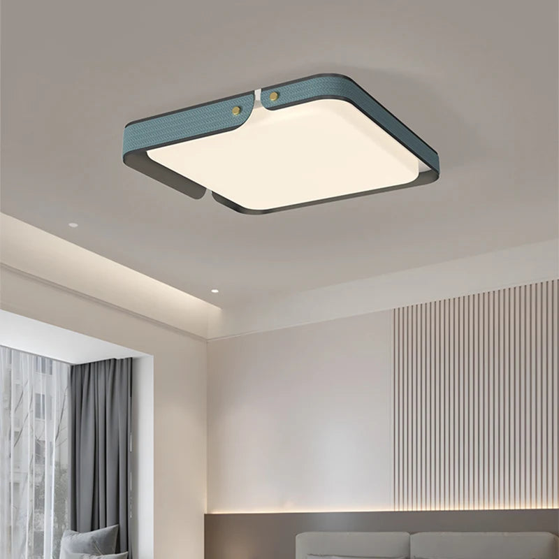 plafonnier moderne carré rectangulaire pour éclairage décoratif - vue 3 sur 9